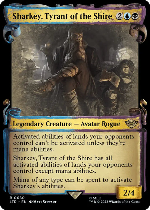 Sharkey Tyrant of the Shire [The Lord of the Rings: Tales of Middle-Earth Showcase Scrolls] - MTG Single