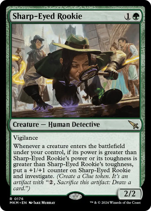 Sharp-Eyed Rookie [Murders at Karlov Manor] - MTG Single