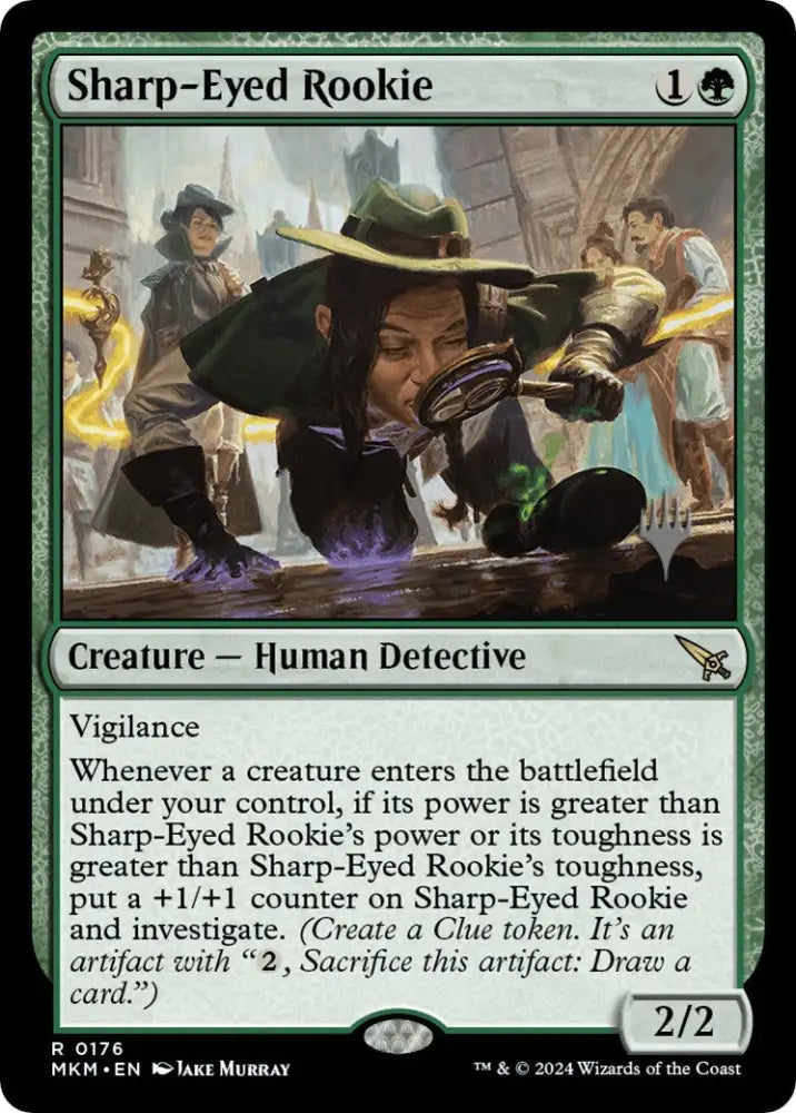 Sharp-Eyed Rookie (Promo Pack) [Murders at Karlov Manor Promos] - MTG Single
