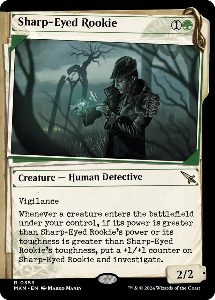 Sharp-Eyed Rookie (Showcase) [Murders at Karlov Manor] - MTG Single