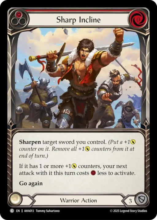 Sharp Incline (Red) (AHA013) [Armory Deck Origins: Hala]