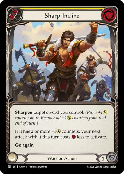 Sharp Incline (Yellow) (AHA018) [Armory Deck Origins: Hala]