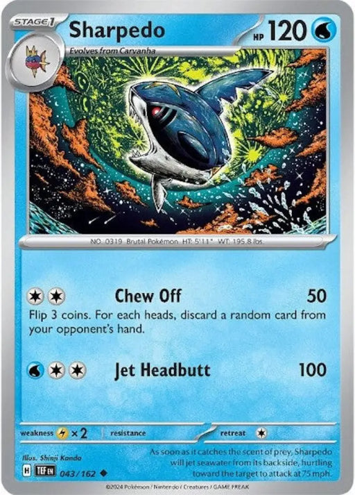 Sharpedo (043/162) [Scarlet & Violet: Temporal Forces] - Pokemon Single