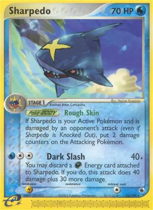 Sharpedo (22/109) [EX: Ruby & Sapphire] - Pokemon Single