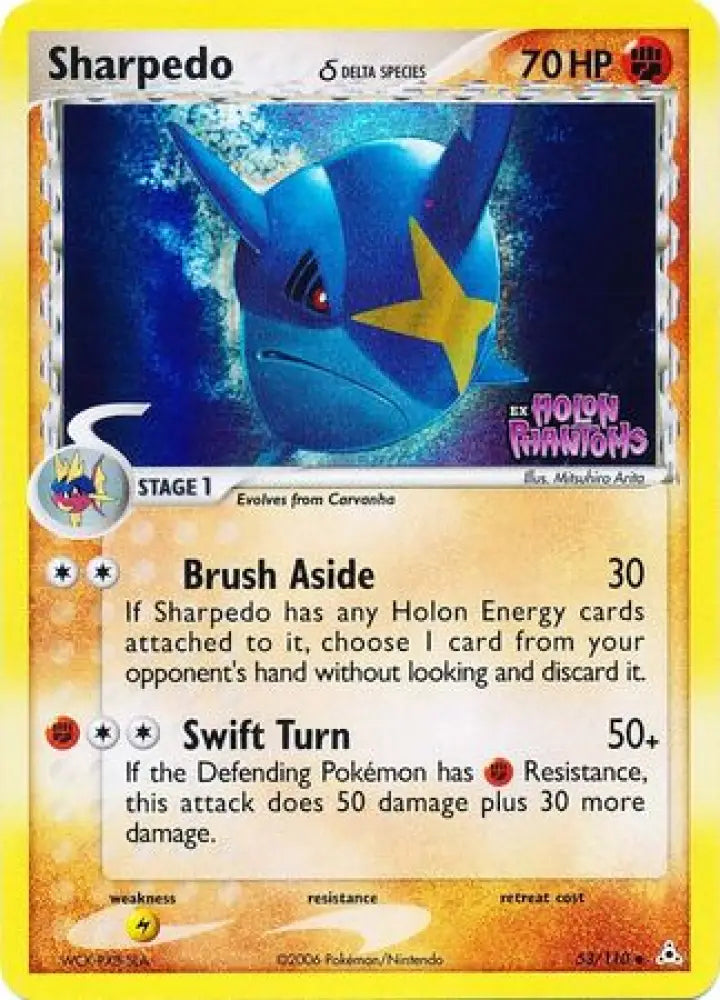 Sharpedo (53/110) (Delta Species) (Stamped) [EX: Holon Phantoms] - Pokemon Single
