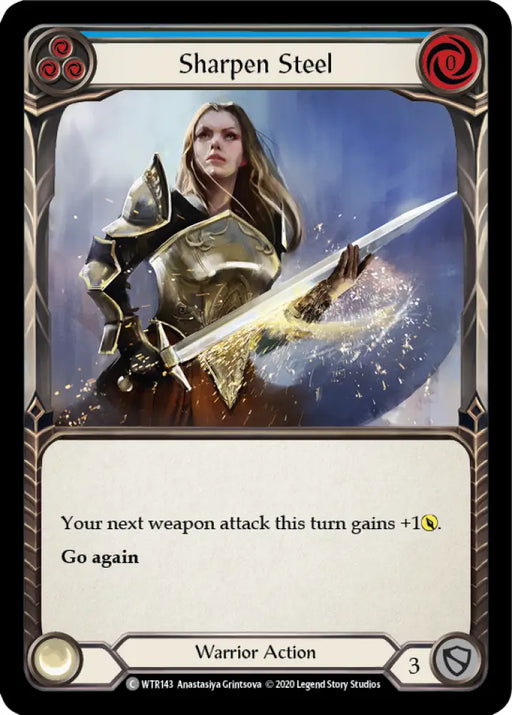 Sharpen Steel (Blue) [Welcome to Rathe Unlimited] Unlimited Normal - Flesh And Blood Single