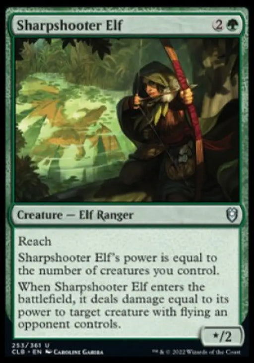 Sharpshooter Elf [Commander Legends: Battle for Baldur’s Gate] - MTG Single