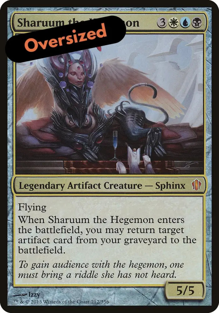 Sharuum the Hegemon (Oversized) [Commander 2013 Oversized] - MTG Single