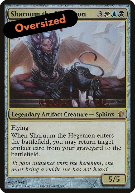 Sharuum the Hegemon (Oversized) [Commander 2013 Oversized] - MTG Single