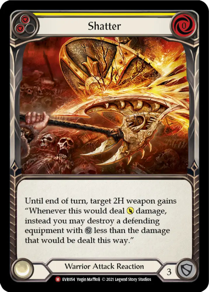 Shatter [Everfest] 1st Edition Rainbow Foil - Flesh And Blood Single
