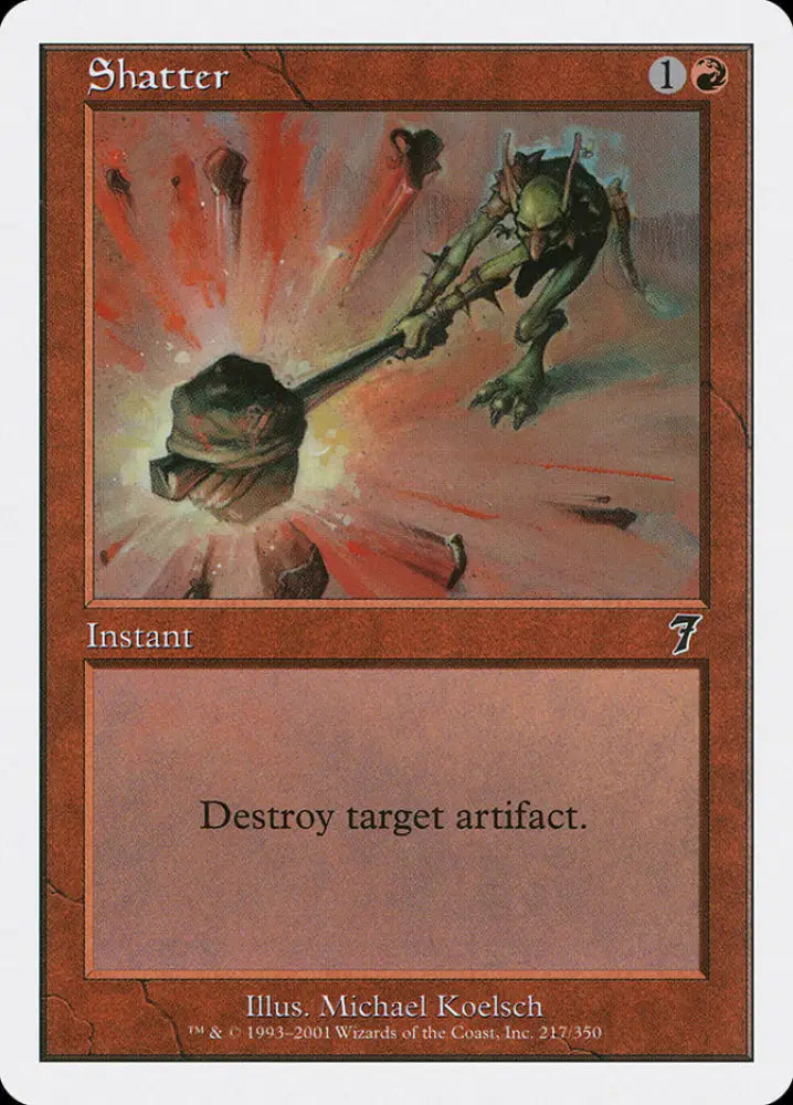 Shatter [Seventh Edition] - MTG Single