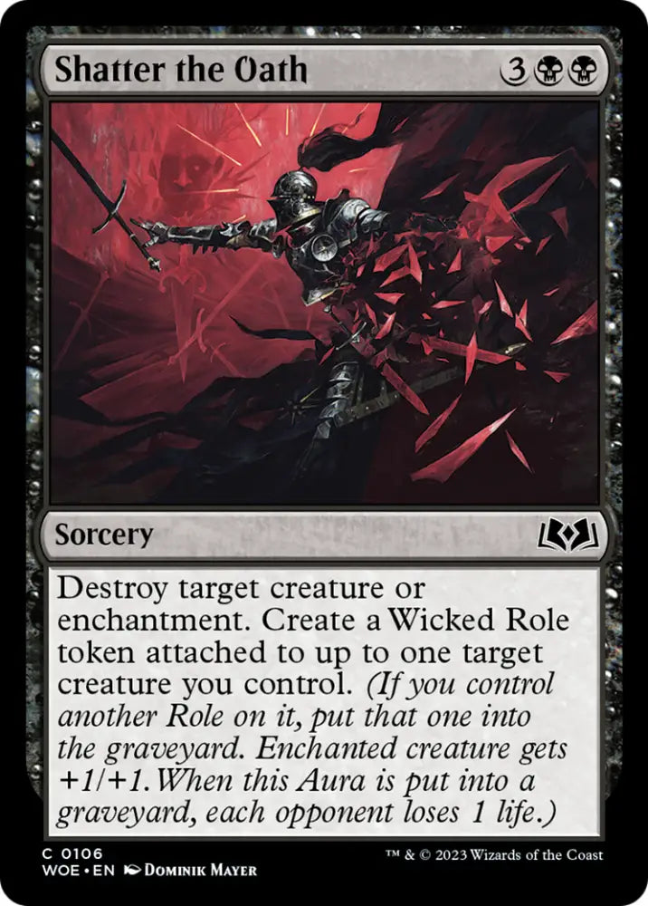 Shatter the Oath [Wilds of Eldraine] - MTG Single