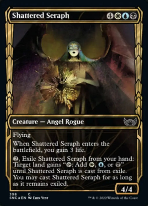Shattered Seraph (Showcase Golden Age Gilded Foil) [Streets of New Capenna] - MTG Single