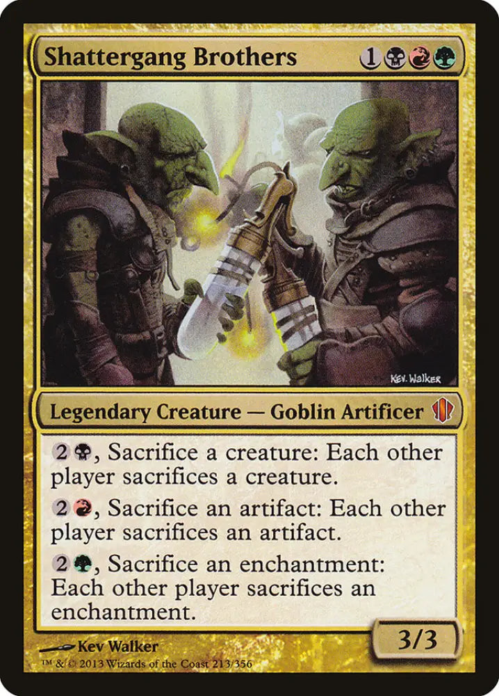 Shattergang Brothers [Commander 2013] - MTG Single