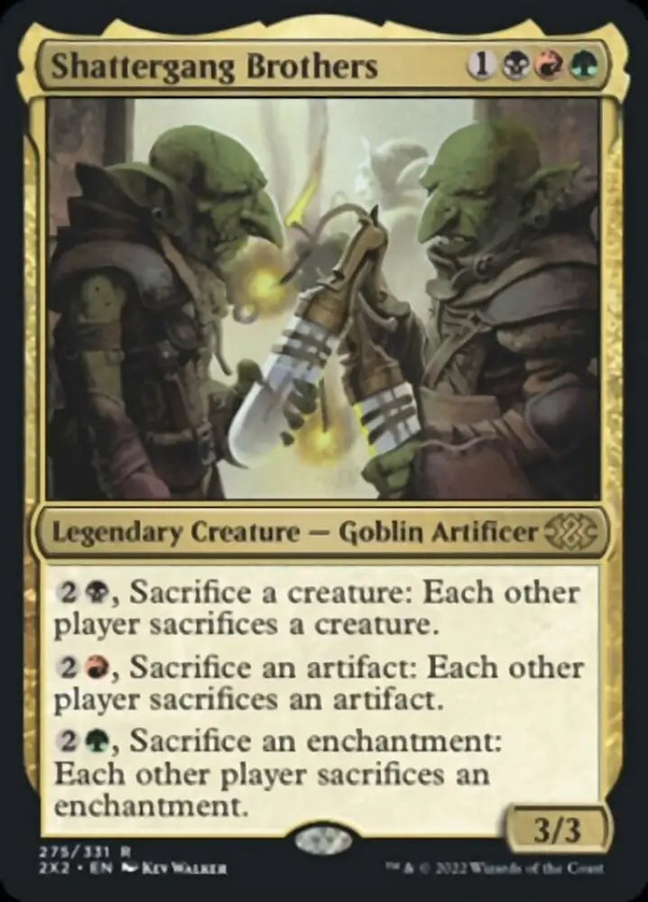 Shattergang Brothers [Double Masters 2022] - MTG Single