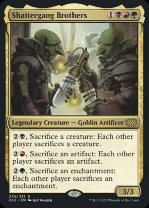 Shattergang Brothers [Double Masters 2022] - MTG Single