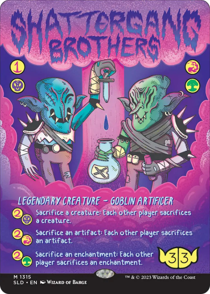 Shattergang Brothers (Rainbow Foil) [Secret Lair Drop Series] - MTG Single