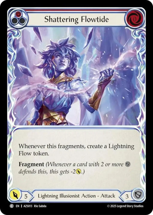 Shattering Flowtide (Red) (AZS013) [Armory Deck: Zyggy]