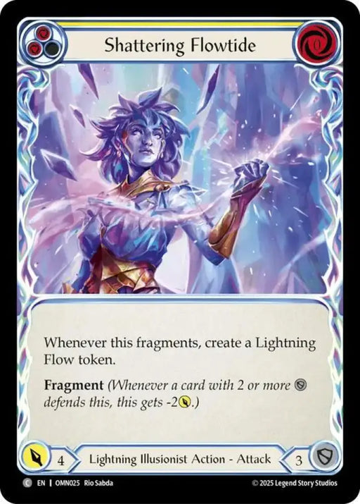 Shattering Flowtide (Yellow) (OMN025) [Omens of the Third Age]