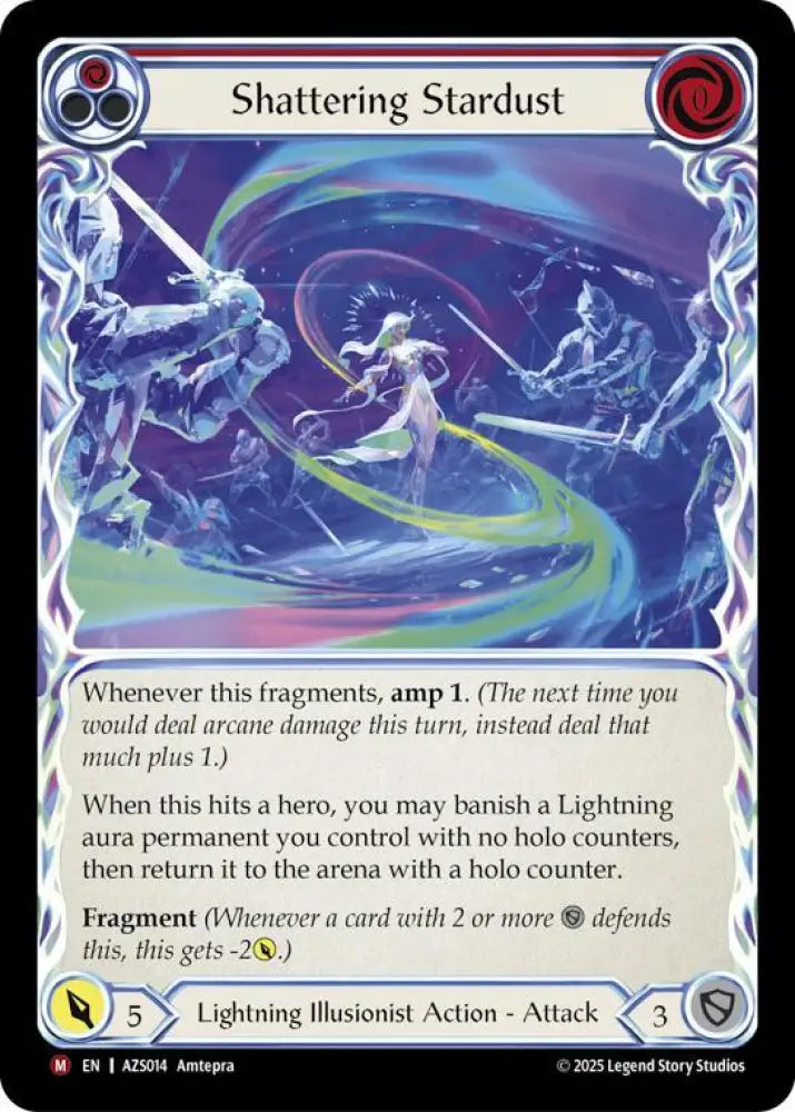 Shattering Stardust (Red) (AZS014) [Armory Deck: Zyggy]
