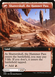 Shatterskull Smashing // Shatterskull the Hammer Pass (Extended Art) [Zendikar Rising] - MTG Single