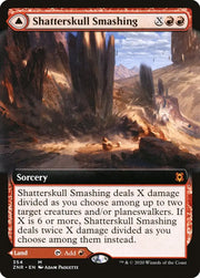 Shatterskull Smashing // Shatterskull the Hammer Pass (Extended Art) [Zendikar Rising] - MTG Single