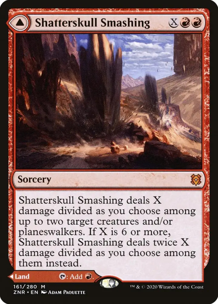 Shatterskull Smashing // Shatterskull the Hammer Pass [Zendikar Rising] - MTG Single