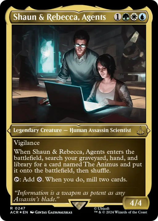 Shaun & Rebecca Agents (Foil Etched) [Assassin’s Creed] - MTG Single