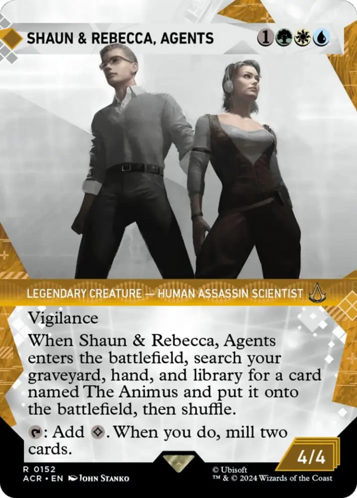 Shaun & Rebecca Agents (Showcase) [Assassin’s Creed] - MTG Single