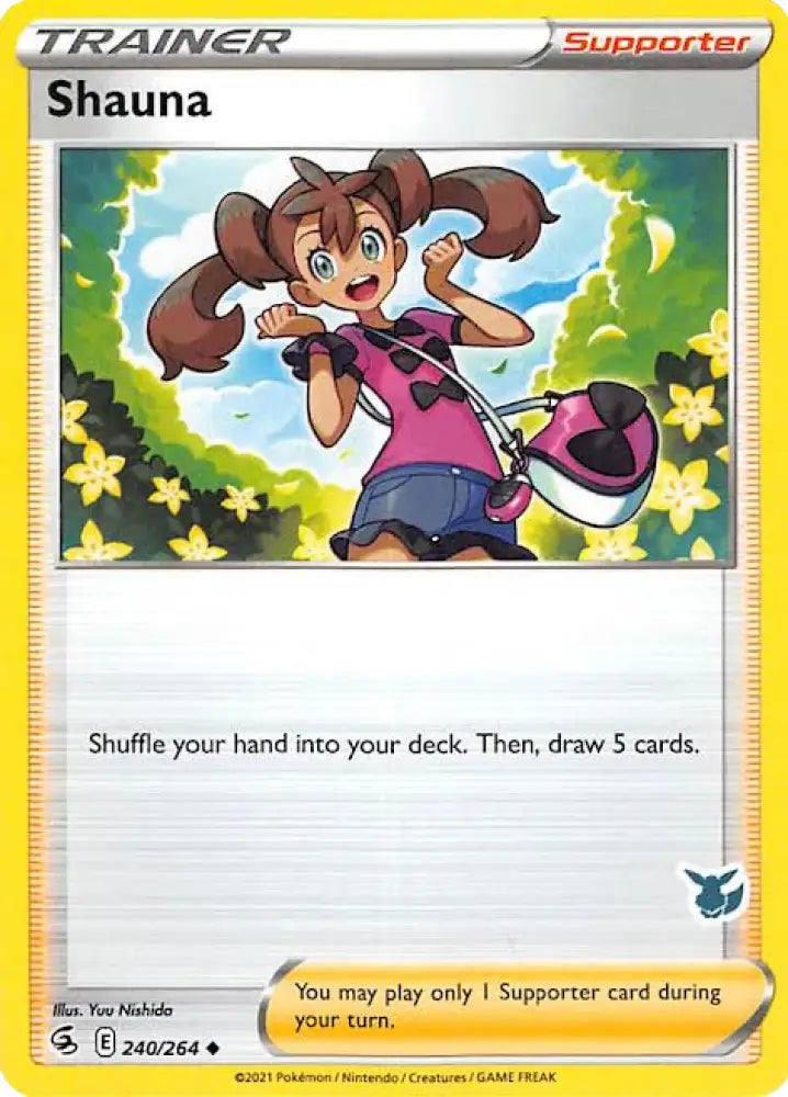 Shauna (240/264) (Eevee Deck) [Battle Academy 2022] - Pokemon Single