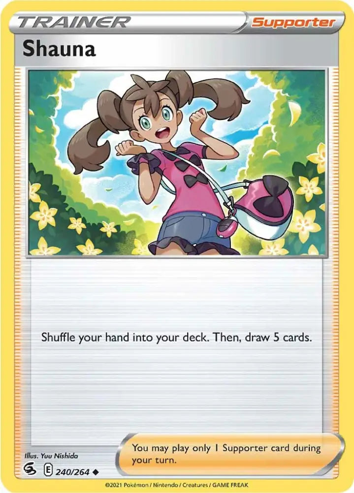 Shauna (240/264) [Sword & Shield: Fusion Strike] - Pokemon Single