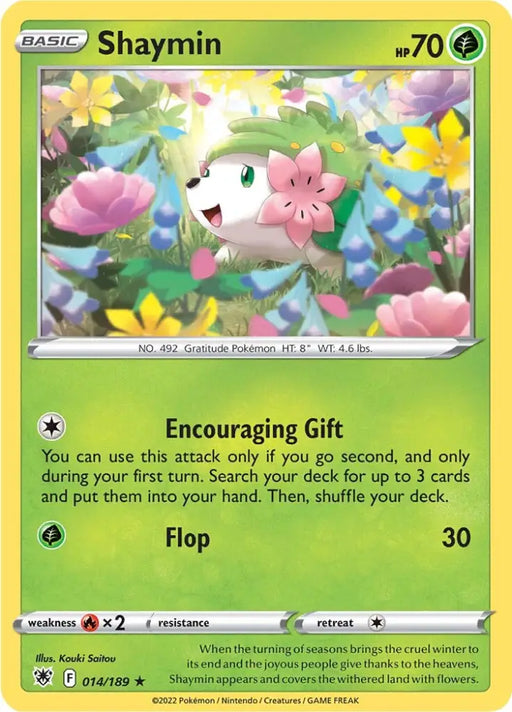 Shaymin (014/189) [Sword & Shield: Astral Radiance] - Pokemon Single
