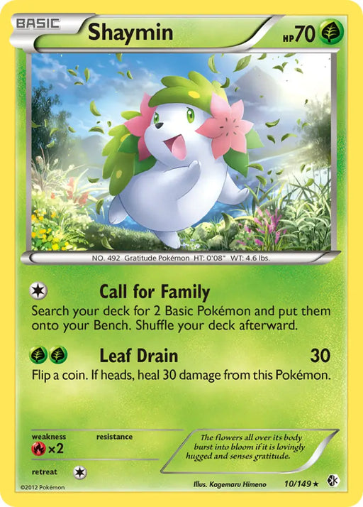 Shaymin (10/149) [Black & White: Boundaries Crossed] - Pokemon Single