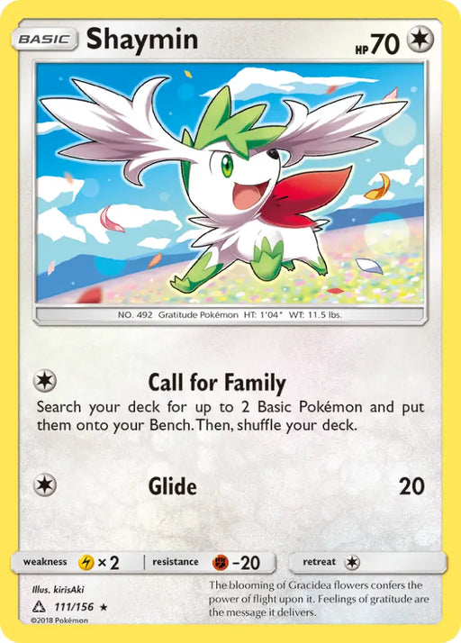 Shaymin (111/156) [Sun & Moon: Ultra Prism] - Pokemon Single