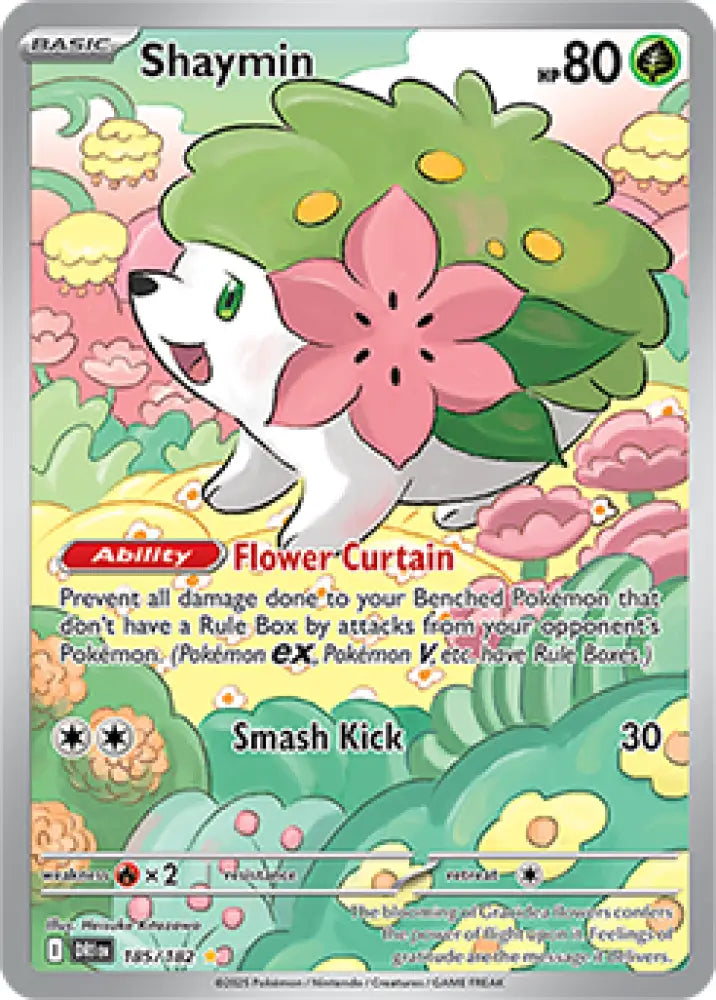 Shaymin (185/182) [SV10: Destined Rivals] - Pokemon Single