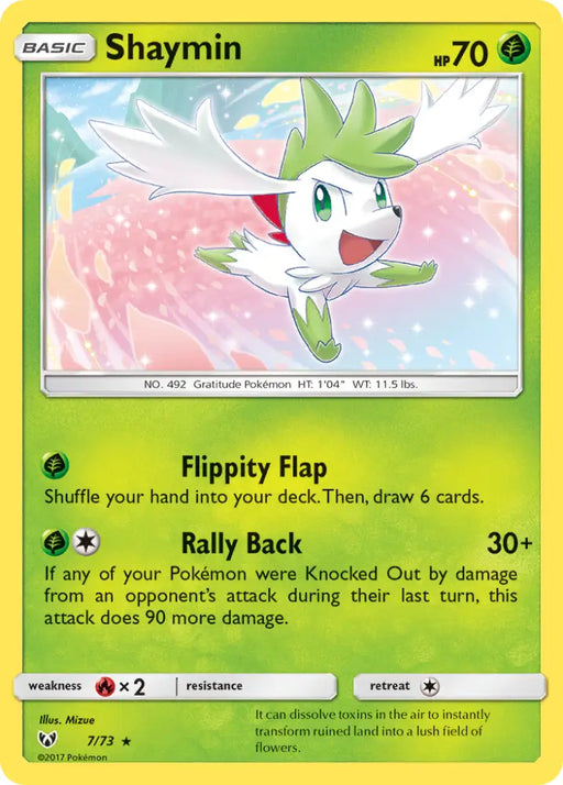 Shaymin (7/73) [Sun & Moon: Shining Legends] - Pokemon Single