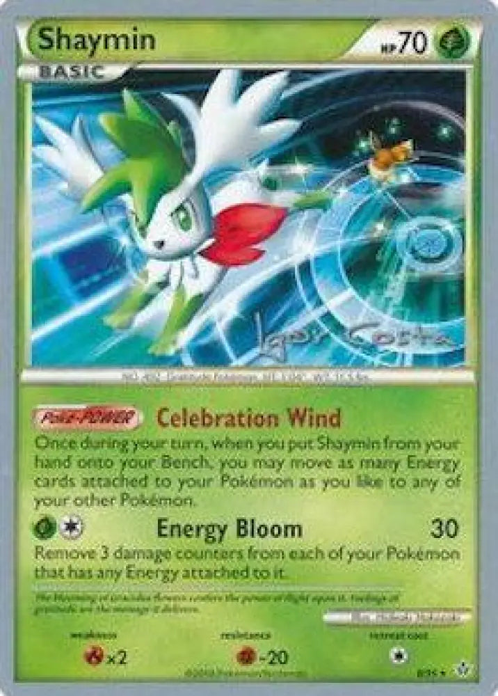 Shaymin (8/95) (Pesadelo Prism - Igor Costa) [World Championships 2012] - Pokemon Single