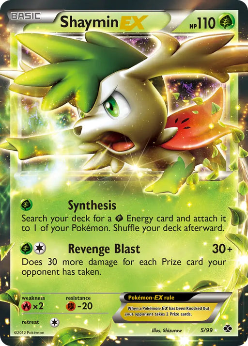 Shaymin EX (5/99) [Black & White: Next Destinies] - Pokemon Single