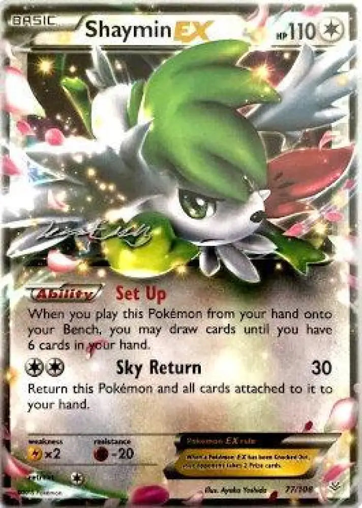Shaymin EX (77/108) (Bebe - Jesper Eriksen) [World Championships 2016] - Pokemon Single