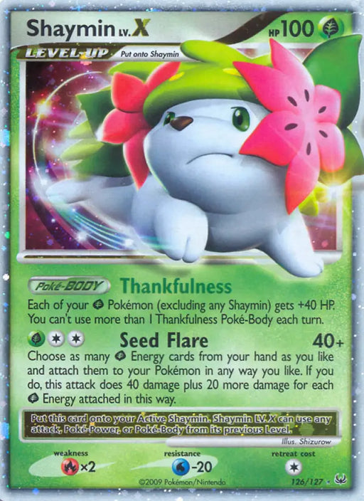 Shaymin LV.X (126/127) [Platinum: Base Set] - Pokemon Single