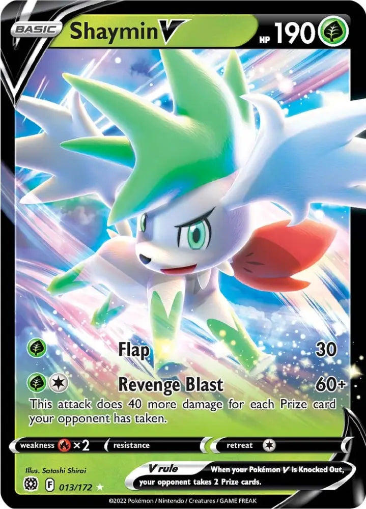 Shaymin V (013/172) [Sword & Shield: Brilliant Stars] - Pokemon Single