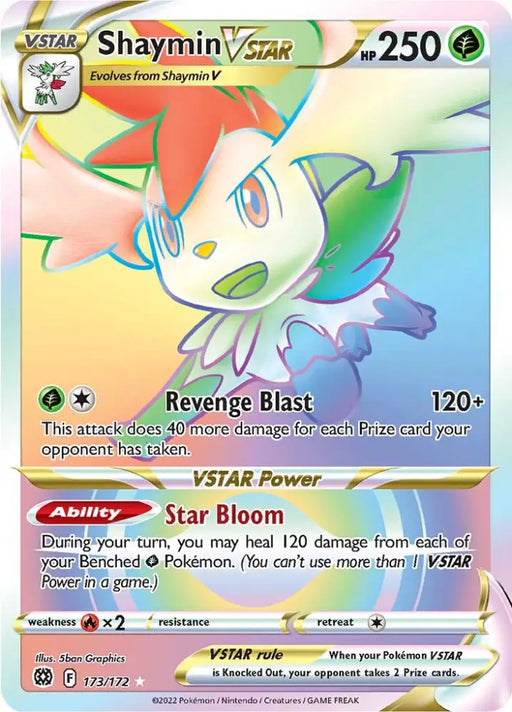Shaymin VSTAR (173/172) [Sword & Shield: Brilliant Stars] - Pokemon Single