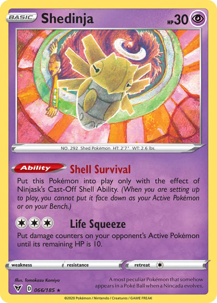 Shedinja (066/185) [Sword & Shield: Vivid Voltage] - Pokemon Single