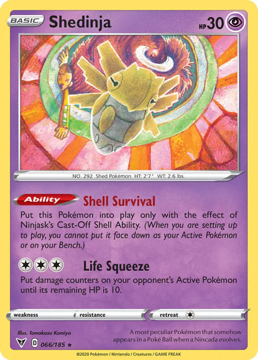 Shedinja (066/185) [Sword & Shield: Vivid Voltage] - Pokemon Single