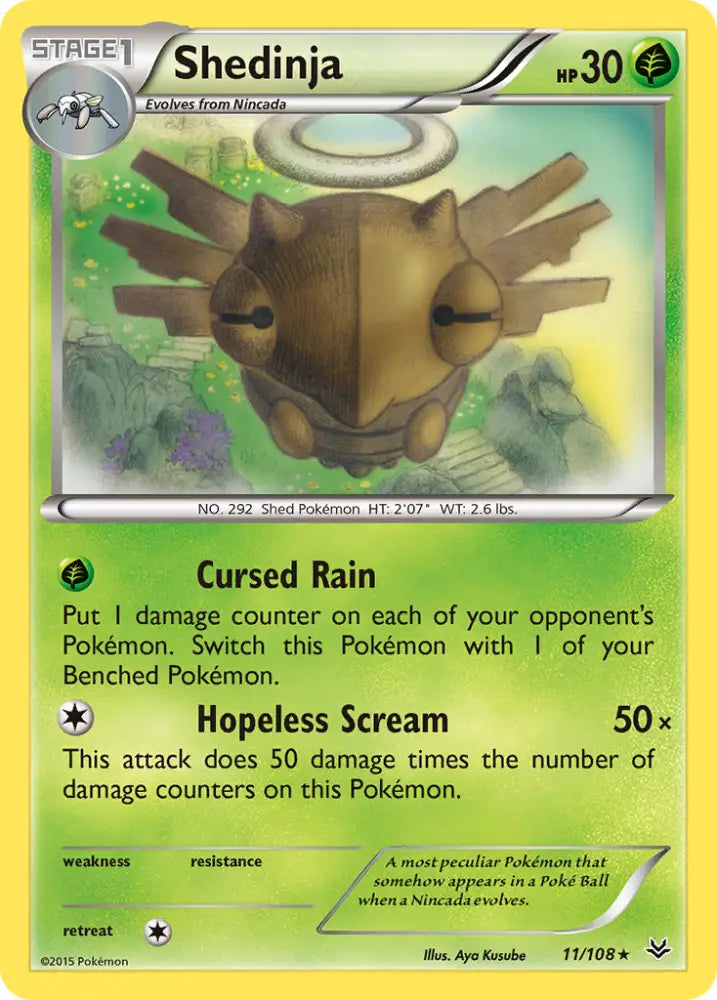Shedinja (11/108) [XY: Roaring Skies] - Pokemon Single