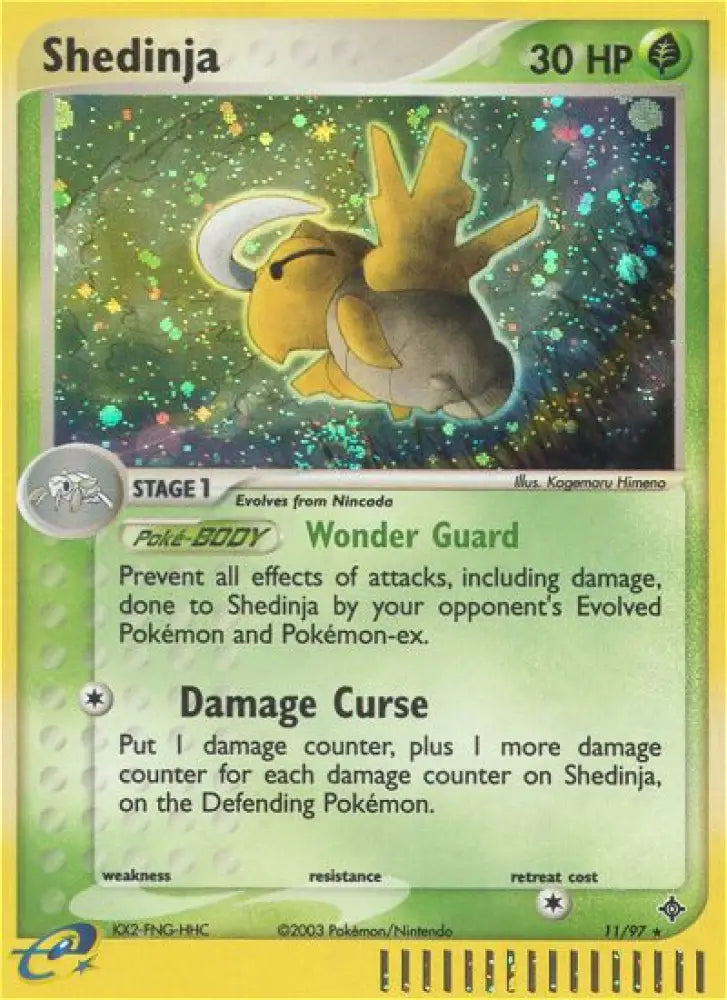 Shedinja (11/97) [EX: Dragon] - Pokemon Single