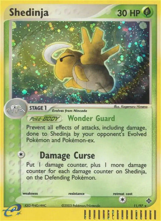 Shedinja (11/97) [EX: Dragon] - Pokemon Single
