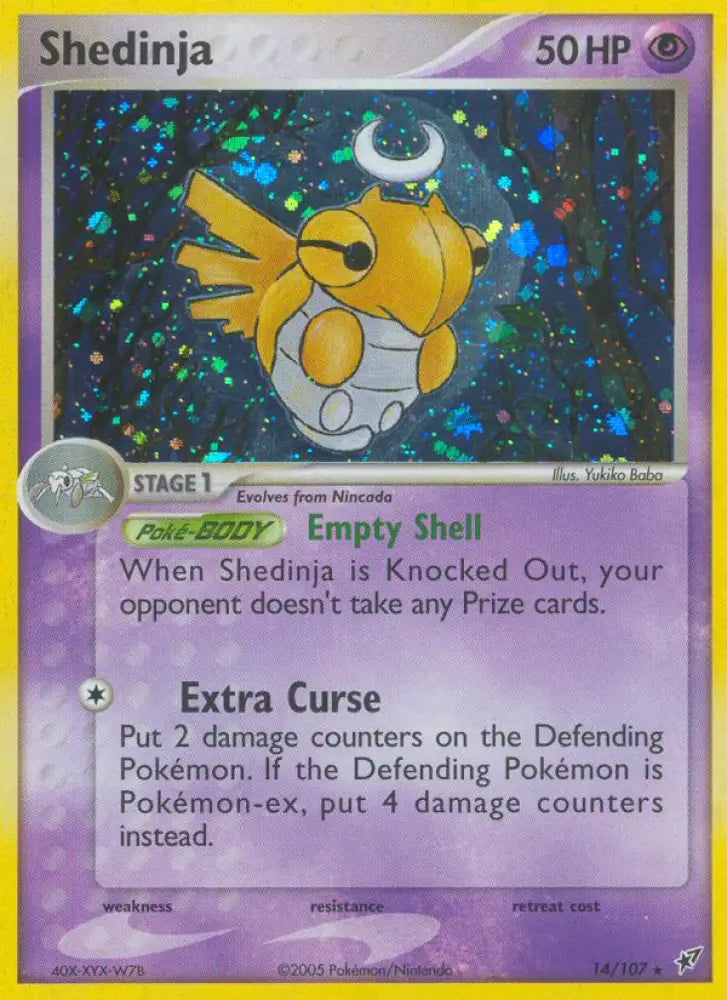 Shedinja (14/107) [EX: Deoxys] - Pokemon Single
