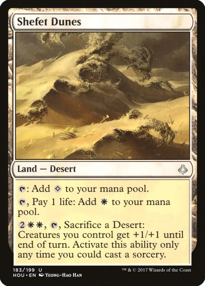 Shefet Dunes [Hour of Devastation] - MTG Single