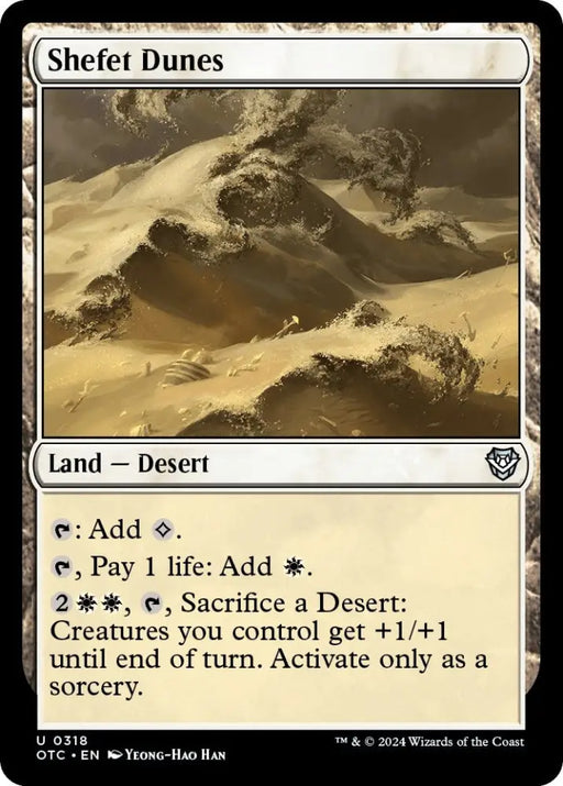 Shefet Dunes [Outlaws of Thunder Junction Commander] - MTG Single